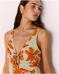 MINKPINK - Estelle Keyhole Midi Dress