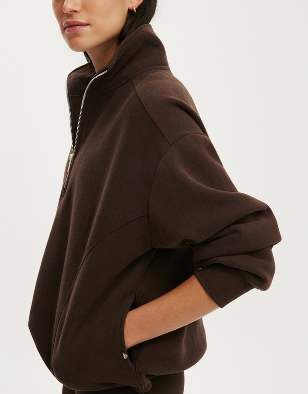 Cotton On Body Active - Plush Half Zip Sweatshirt