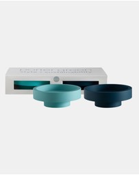 porter green - flipp lrg silicone unbreakable candle holder set