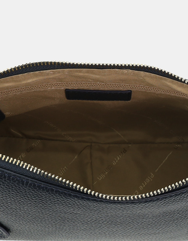 Pierre Cardin - Pierre Cardin Genuine Leather Soft Pebbled Crossbody Bag