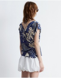 & Other Stories - Draped Cowl-Neck Top