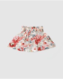 WITH LOVE FOR KIDS - Cotton Muslin Paperbag Skirt - Babies - Kids