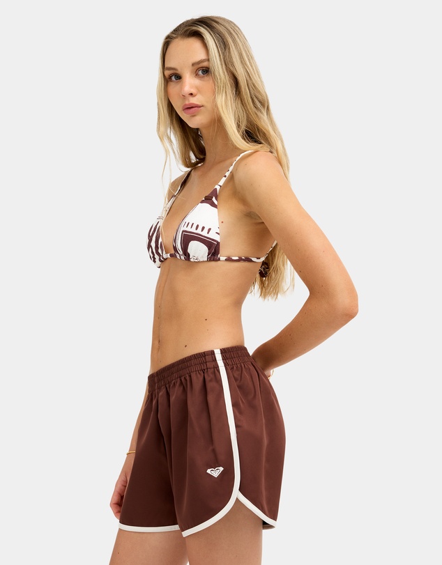Roxy - Womens Racer Elastic Waist Shorts