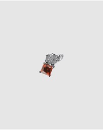Karen Walker - Rock Garden Studs with Garnet