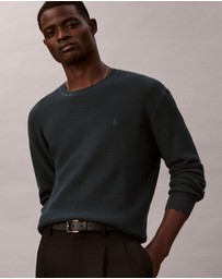 Calvin Klein - Cotton Textured Classic Crewneck Jumper