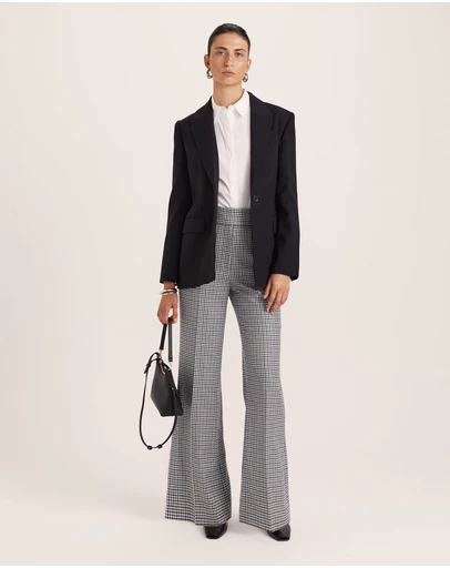 SABA - Prudence Wool Check Pant