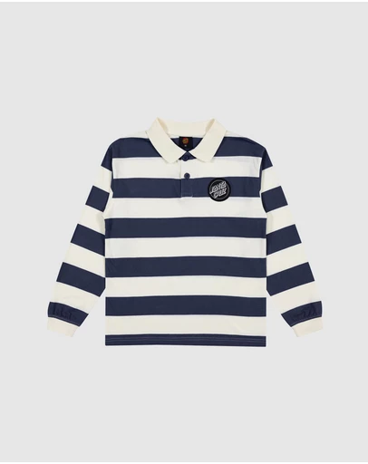 Santa Cruz - Reverse Dot Patch Polo - Teens