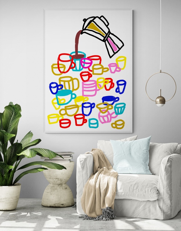 Inka Arthouse - Lot's Of Coffee by Paige Byrne