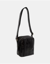Pierre Cardin - Pierre Cardin Men's Leather Classic Crossbody Bag