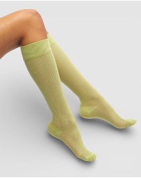 High Heel Jungle - Everything’s Fine Semi-Sheer Rib Knee Socks