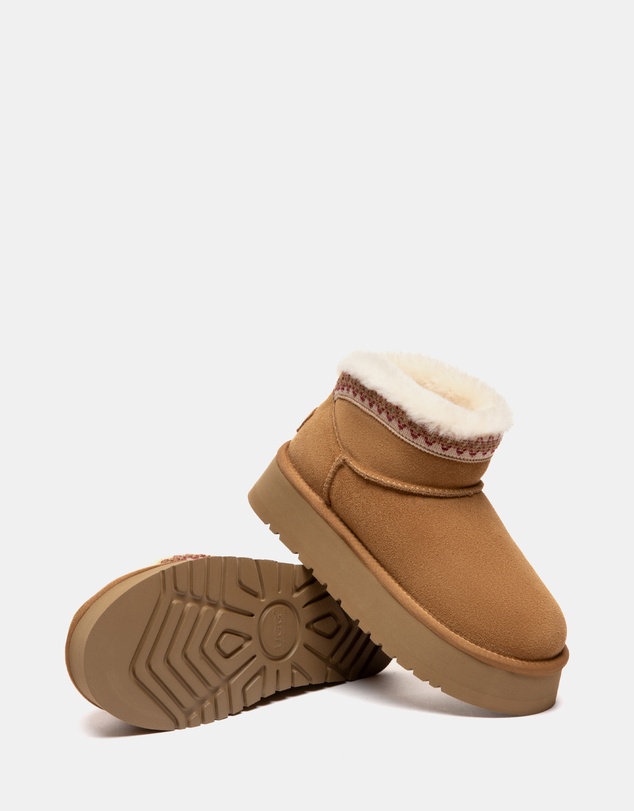 EVERAU - Australian Shepherd Ugg Liora Cow Suede Upper UGG Boots