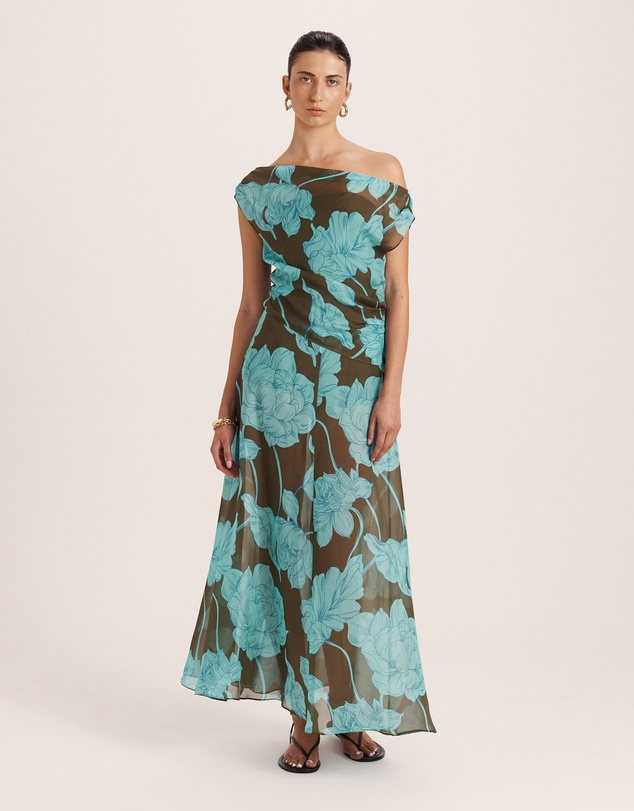 SABA - Verdisa Silk Maxi Skirt