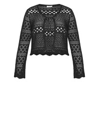 City Chic - Crochet Love Top