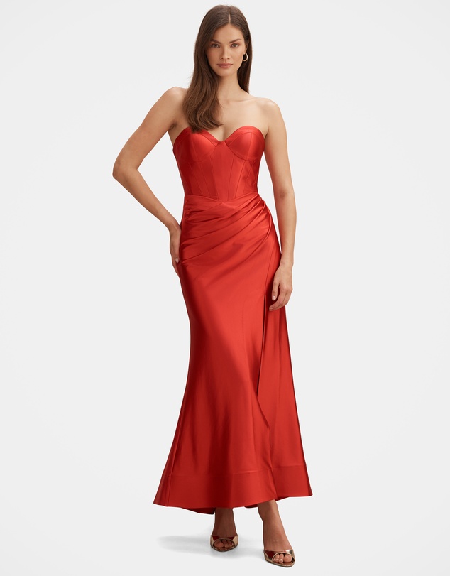 Forever New - Elodie Strapless Corset Gown
