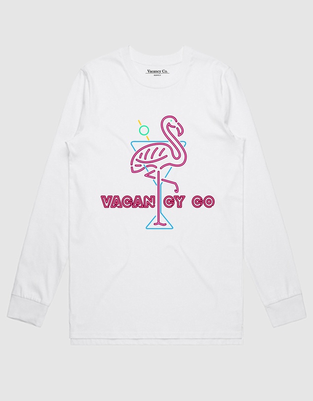 Vacancy Co - Flamingo Club Long Sleeve - Youth