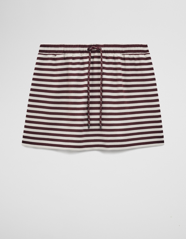 Country Road - Australian Cotton Blend Stripe Jersey Skirt