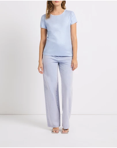 Marcs - Cassandra Rib Foil Tee