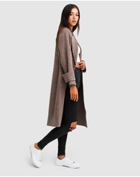 Belle & Bloom - Rumour Has It Oversized Wool Blend Coat