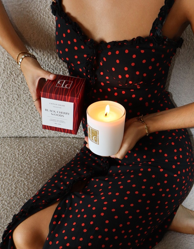 Caitlin Louise Collection - Black Cherry Woods Candle