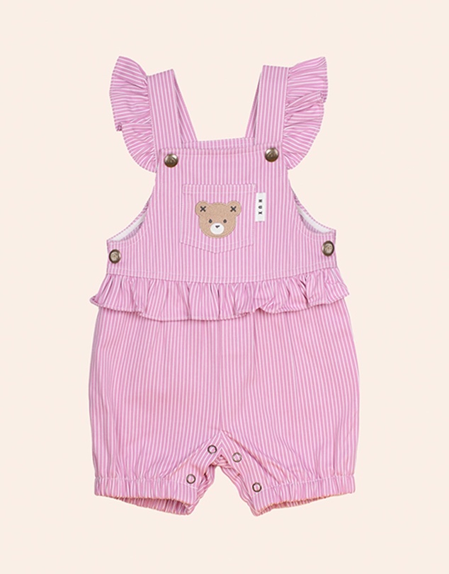 Huxbaby - Candy Stripe Bubble Romper - Babies-Kids