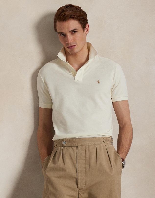 Polo Ralph Lauren - Custom Slim Fit Mesh Polo Shirt - ICONIC EXCLUSIVE