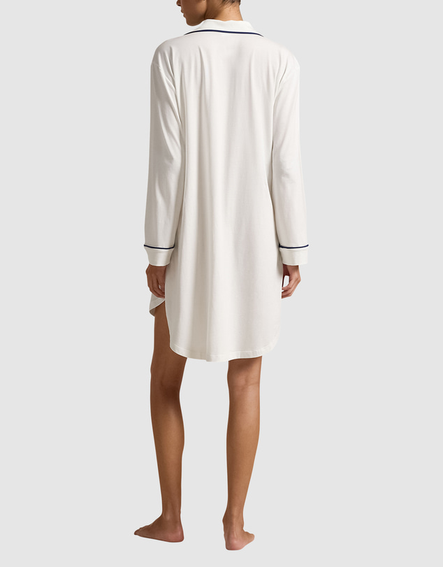 Polo Ralph Lauren - Polo Essentials Long Sleeve Cotton Jersey Sleepshirt