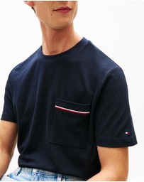 Tommy Hilfiger - Global Stripe Pocket Pique Jersey T-Shirt