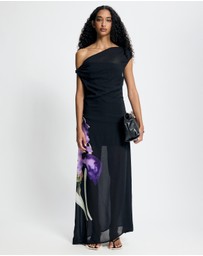 Lover - Cielo Asymmetrical Midi Dress