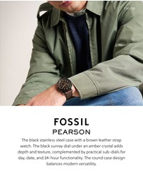 Fossil - Pearson Brown Chronograph Watch