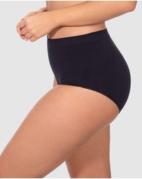 B Free Intimate Apparel - Seamless Cotton Full Briefs - 3 Pack