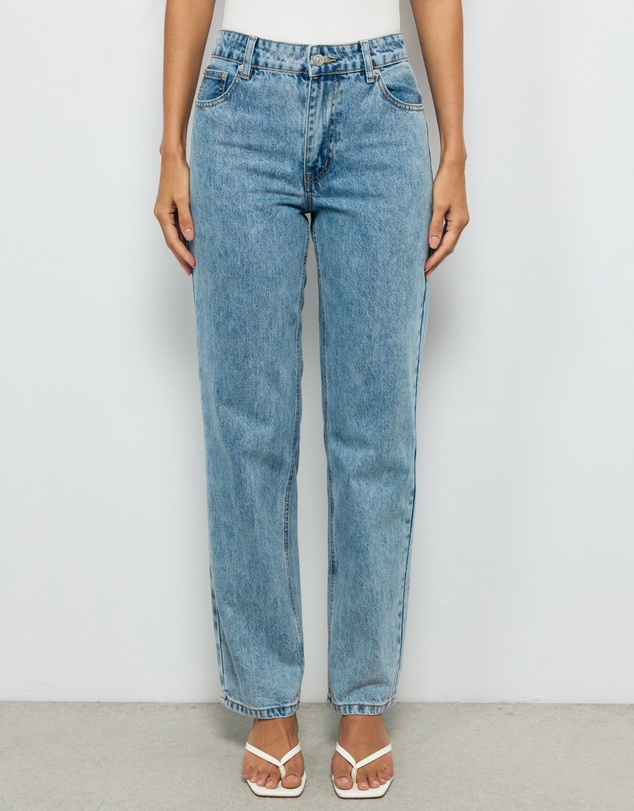 AERE - Mid Rise Slim Leg Jeans