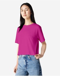 American Apparel - Women's Fine Jersey Boxy T-Shirt
