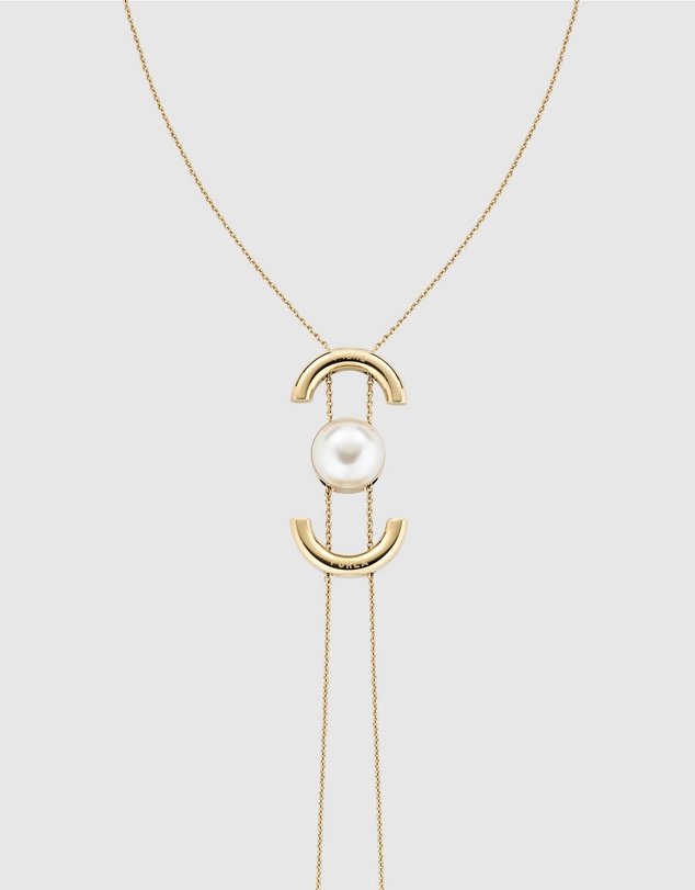 Furla - Miasfera Iconic Pearl Gold-Tone Long Necklace