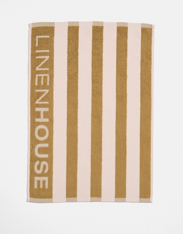 Linen House - Linen House Logo Stripe Tea Towel