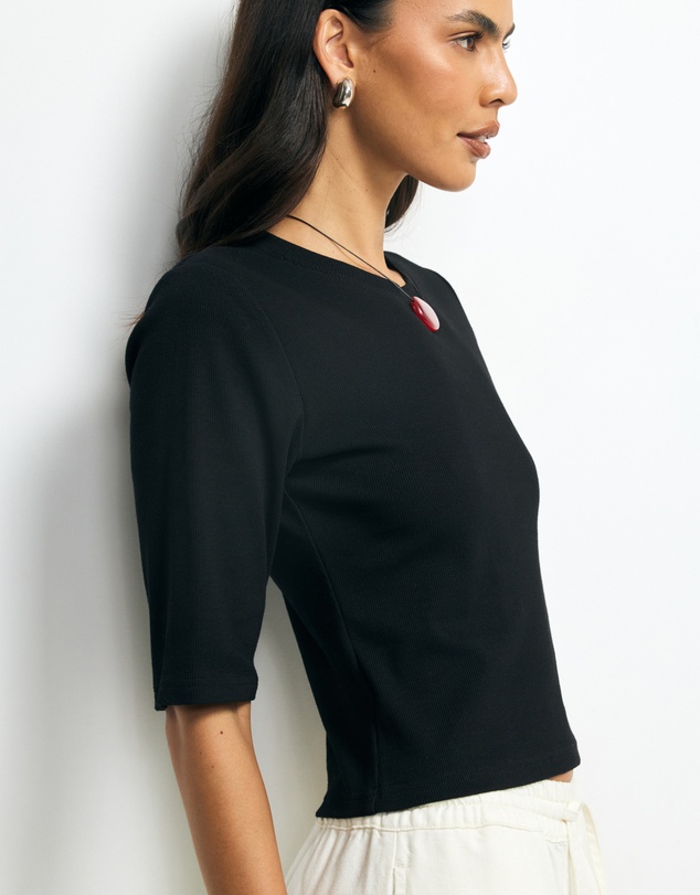 AERE - Odele Rib T-Shirt