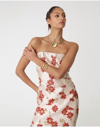 Forcast - Priya Strapless Column Dress