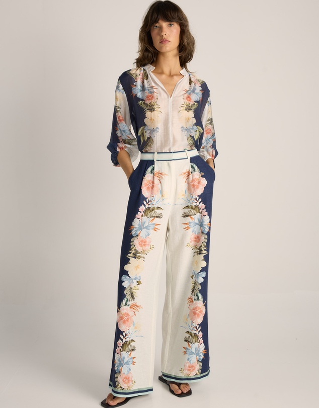 Fate + Becker - Solara Placement Print Pant