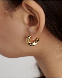 Ted Baker - HILYA: Hidden Heart Small Hoop Earrings