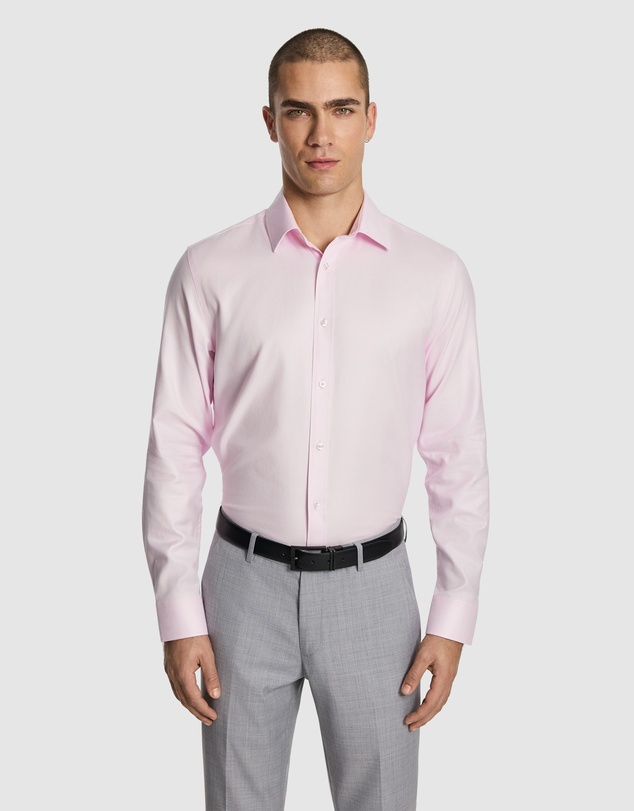 yd. - Maximum Two Ply Cotton Slim Dress Shirt
