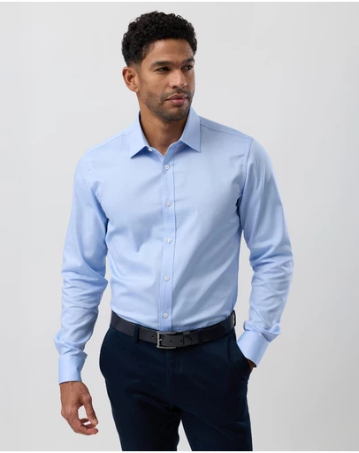 Brooksfield - Staple Textured Business Shirt