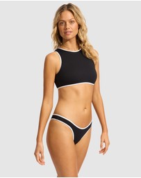 Seafolly - Beach Bound Scoop High Cut Rio