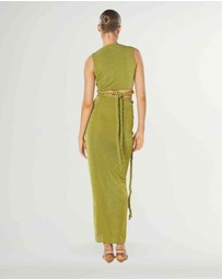 Winona - Valor Wrap Top Green