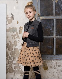 NONO - Merle Combi Dress with Floral Skirt - Kids-Teens