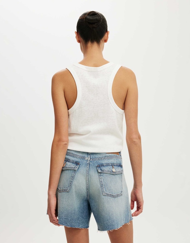 Cotton On - High 90 S Denim Short