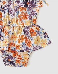 WITH LOVE FOR KIDS - Cotton Muslin Ruffle Playsuit - Babies
