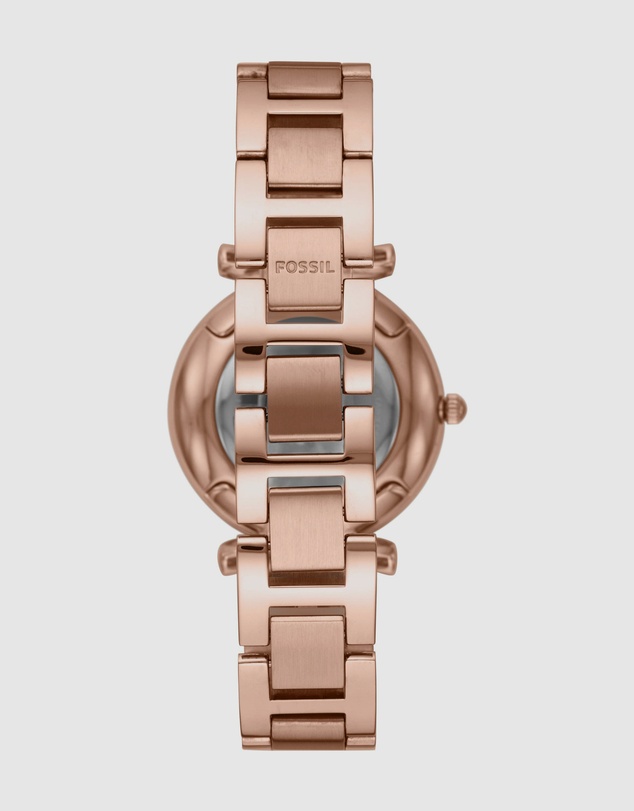 Fossil - Carlie Rose Gold-Tone Analogue Watch