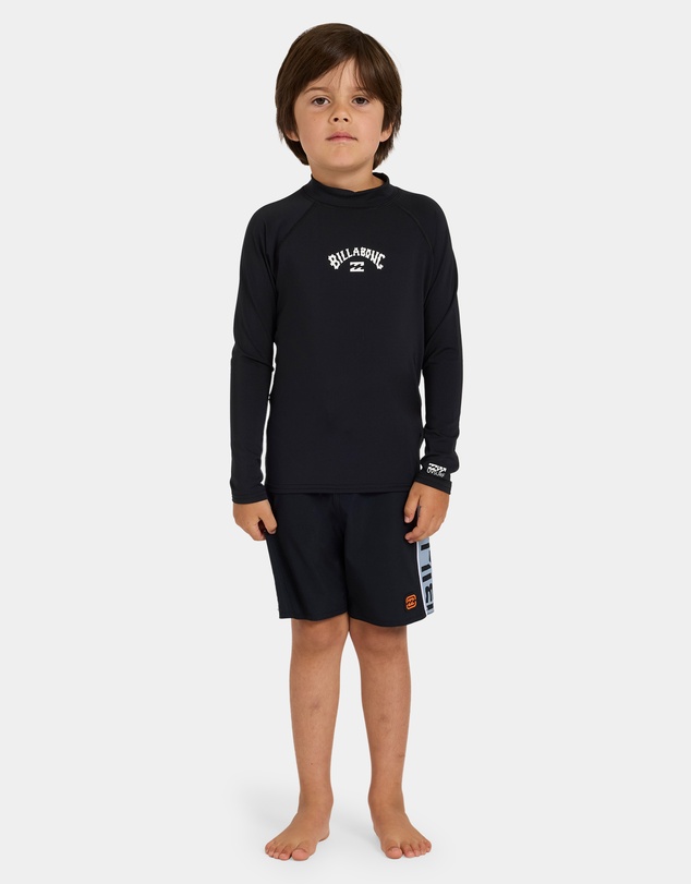 Billabong Kids - Boys 0 to 7 All Day Arch Long Sleeve Rash Vest