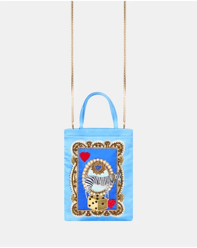 Camilla - Embellished Mini Tote with Chain Strap