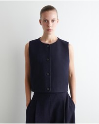 COS - Boiled Merino Wool Waistcoat