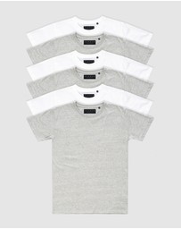 Xander - 6-Pack Blanc Tee